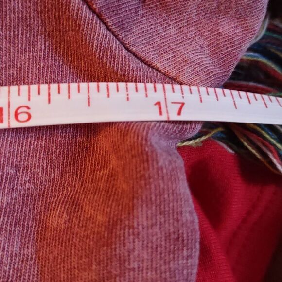 She+Sky raspberry brushed ruched bell sleeve size S top - Picture 7 of 9